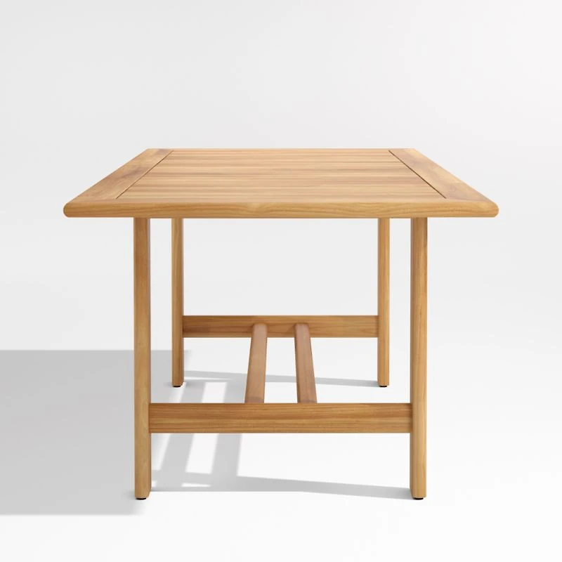Anguilla 83" Teak Wood Outdoor Dining Table