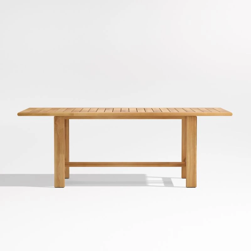 Anguilla 83" Teak Wood Outdoor Dining Table