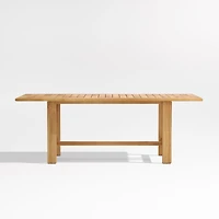 Anguilla 83" Teak Wood Outdoor Dining Table