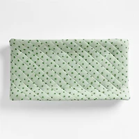Baby's First Green Animal Dot Organic Jersey Baby Changing Pad Cover