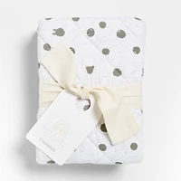 Baby's First Animal Dot Organic Jersey Baby Changing Pad Cover