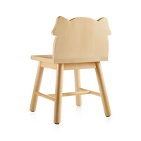 Dog Animal Wood Kids Play Chair