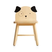 Dog Animal Wood Kids Play Chair