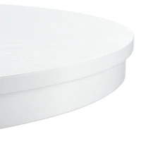 Aniston White 45" Round Extension Dining Table