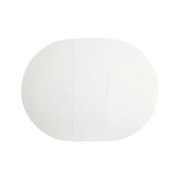 Aniston White 45" Round Extension Dining Table