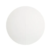 Aniston White 45" Round Extension Dining Table