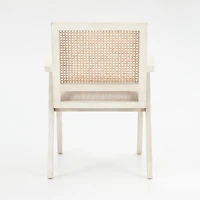 Annette Cream Upholstered Cane Dining Chair