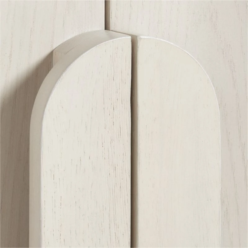 Annie 149" Whitewash Wood Storage Media Console Set by Leanne Ford