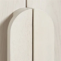 Annie 149" Whitewash Wood Storage Media Console Set by Leanne Ford