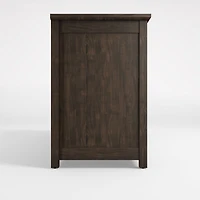 Ainsworth Charcoal Cherry 64" Storage Media Console with Glass/Wood Doors