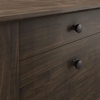 Ainsworth Charcoal Cherry Executive Desk