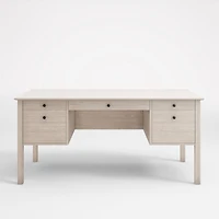 Ainsworth Pickled Oak Executive Desk