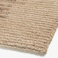 Antibes Wool and Viscose Hand-Knotted Rust Area Rug 10'x14'