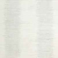 Antibes Wool and Viscose Hand-Knotted Grey Area Rug 6'x9'