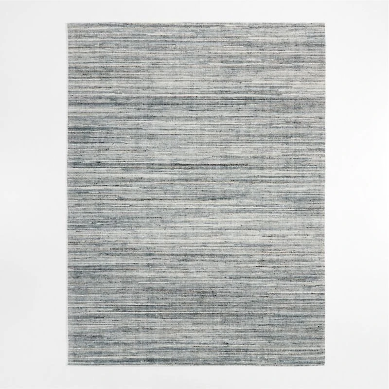 Antwerp Performance Handwoven Nickel Grey Area Rug 6'x9'