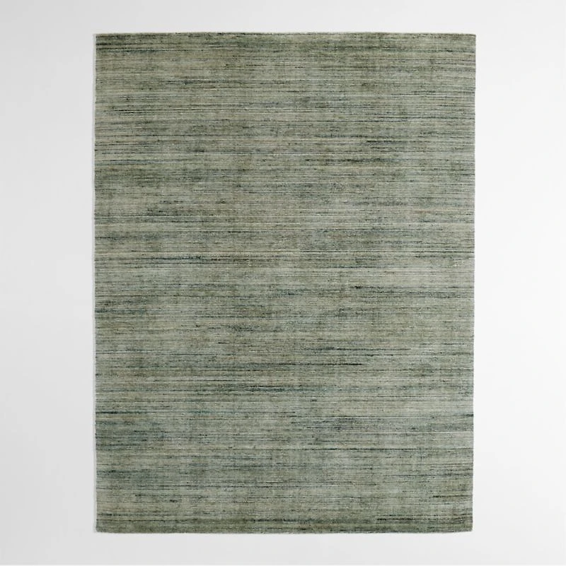 Antwerp Performance Handwoven Green Area Rug 8'x10'