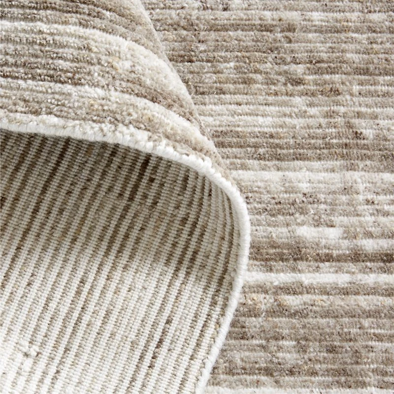 Antwerp Performance Handwoven Taupe Brown Area Rug 9'x12'