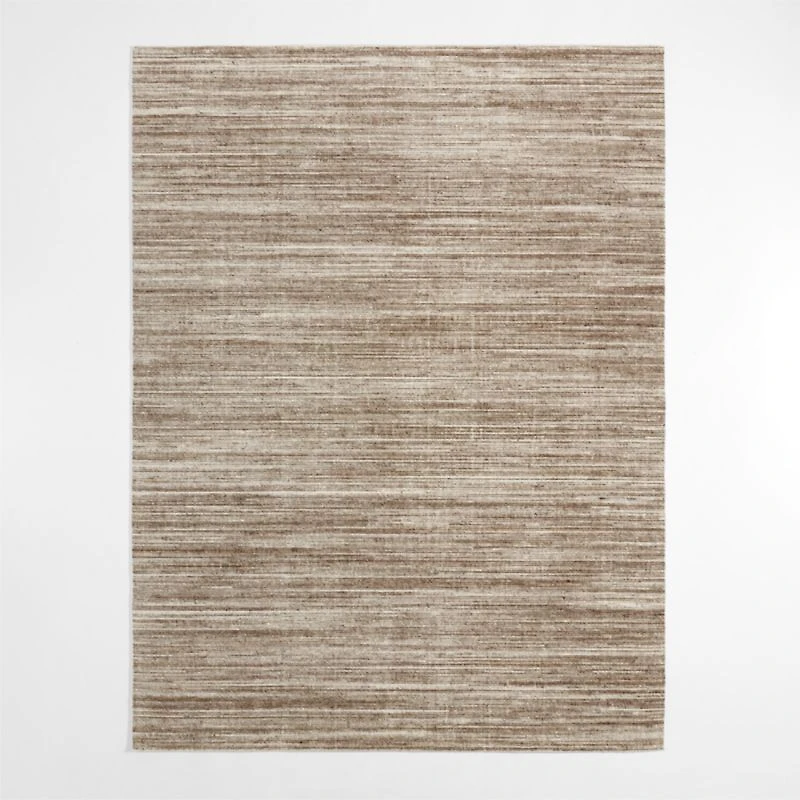 Antwerp Performance Handwoven Taupe Brown Area Rug 9'x12'