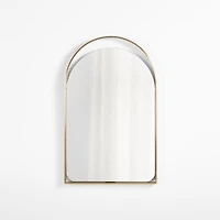 Aosta Brass Wall Mirror 25"x40"
