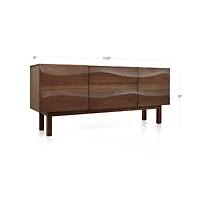 Apex 71" Walnut Credenza