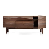 Apex 71" Walnut Credenza