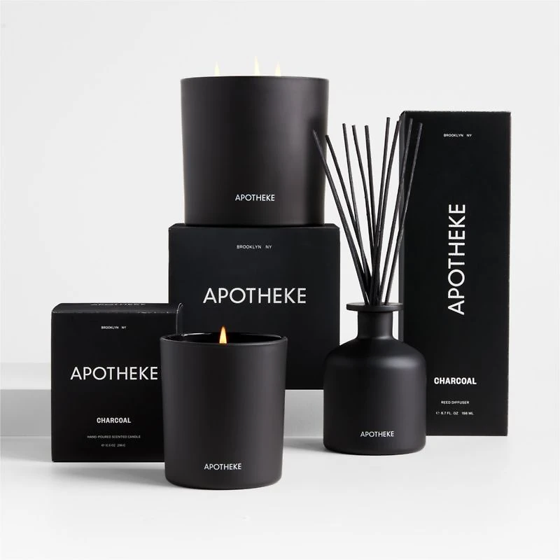 Apotheke Charcoal Scented Reed Diffuser