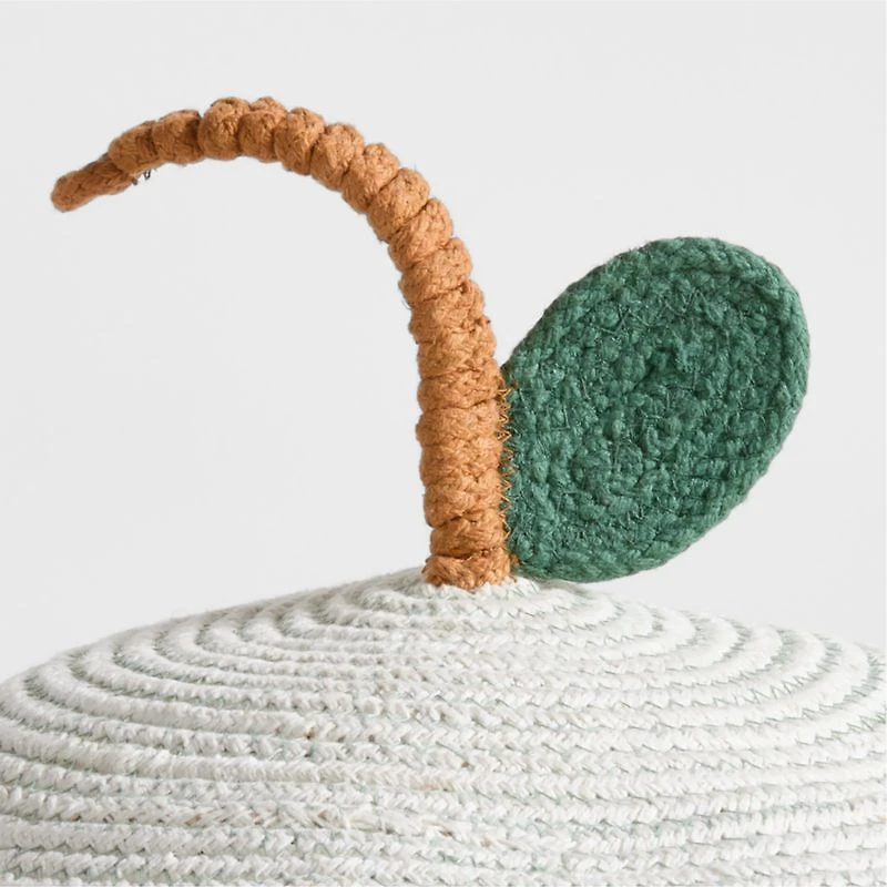 Apple and Strawberry Cotton Rope Fruit Bin Set