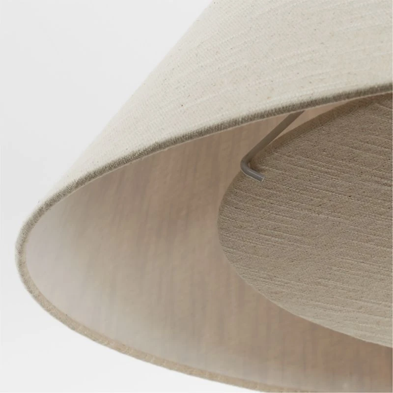 Arcinela 28" Conical Linen Pendant Light