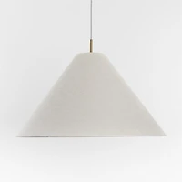 Arcinela 28" Conical Linen Pendant Light