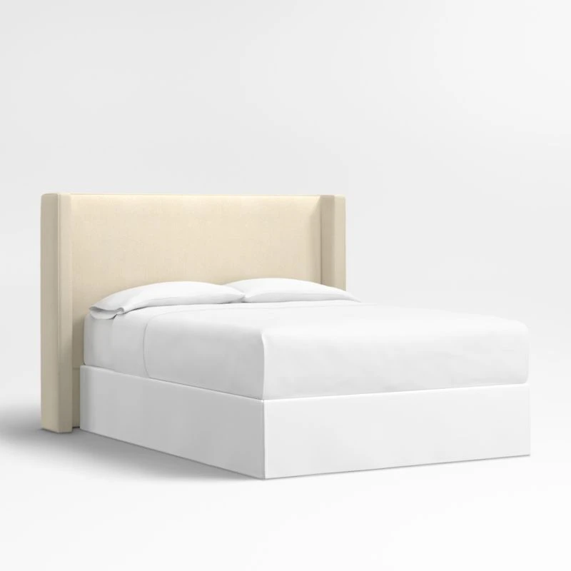 Arden 52" Ivory Upholstered King Headboard