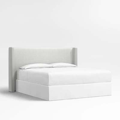Arden 52" Oyster Grey Beige King Upholstered Headboard