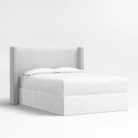 Arden 52" Oyster Grey Beige King Upholstered Headboard