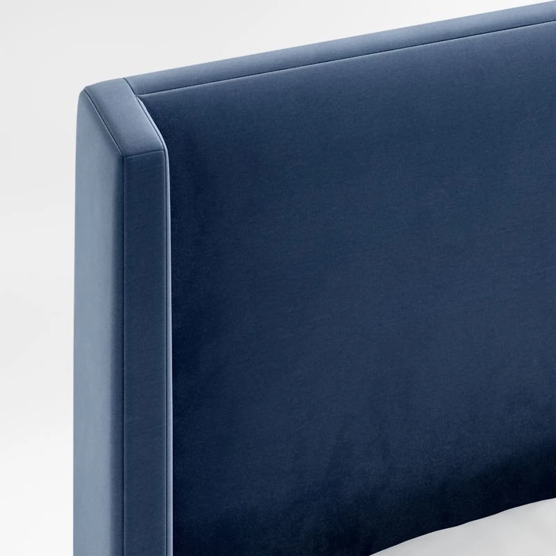 Arden 52" Navy King Upholstered Headboard
