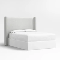 Arden 60" Oyster Grey King Upholstered Headboard