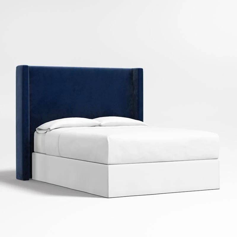 Arden 60" Navy King Upholstered Headboard