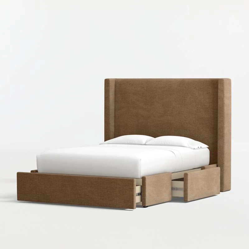Arden Upholstered Queen Storage Bed