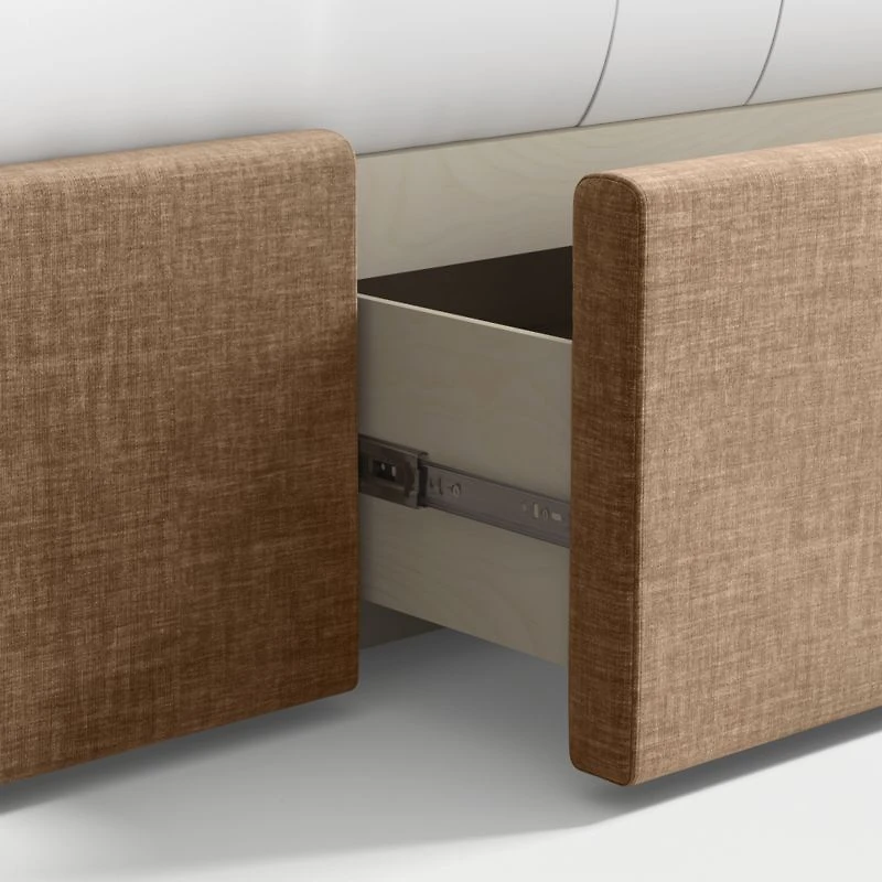 Arden Upholstered Queen Storage Bed