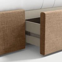 Arden Upholstered Queen Storage Bed