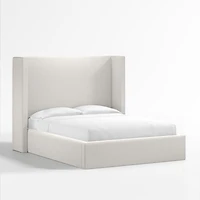 Arden Ivory Upholstered Queen Bed with 60" Headboard