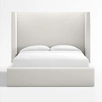 Arden Ivory Upholstered Queen Bed with 60" Headboard