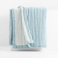 Ardine 90"x90" Blue Bed Throw