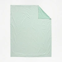 Ari Kids Organic Reversible Brushed Cotton Green Twin Duvet Cover