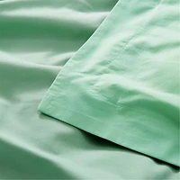 Ari Kids Organic Reversible Brushed Cotton Green Twin Duvet Cover