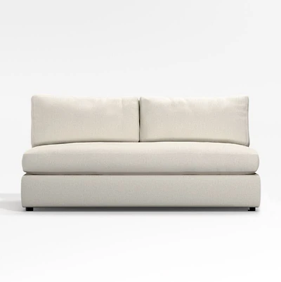 Aris Armless Loveseat Sectional Piece