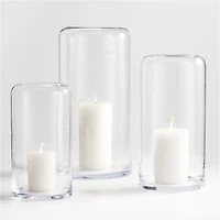 Arlet Glass Hurricane Candle Holder 12"