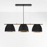 Arnau Bent Metal Linear Chandelier Light