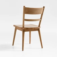Arno Light Brown Wood Side Chair