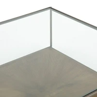 Array Square Coffee Table with Shelf