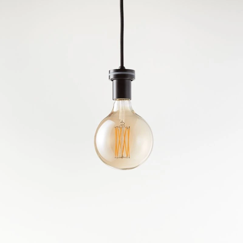 Arren Black Single Pendant Light Socket