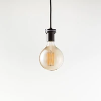 Arren Black Single Pendant Light Socket